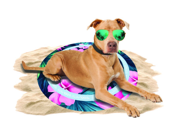 287667 CoolPets Tropical Premium Cooling Mat Flower