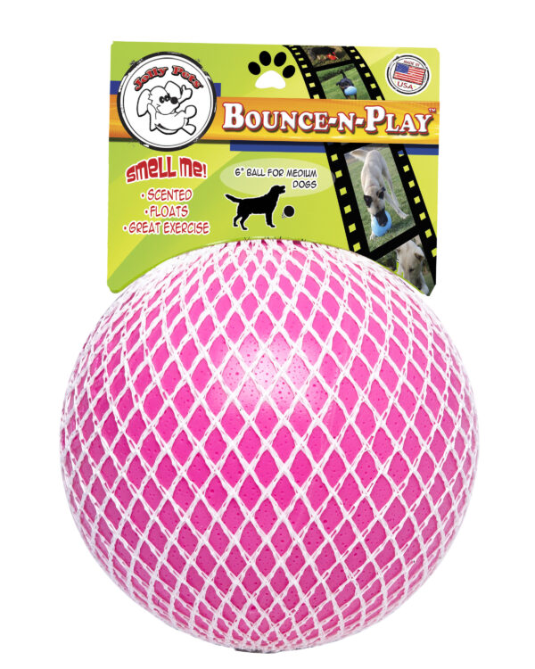 287790 Jolly Ball Bounce-n Play 11cm Roze (Kauwgumgeur)