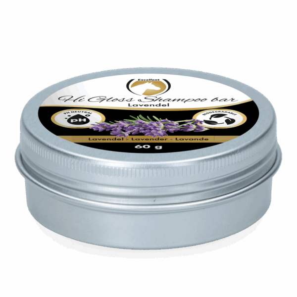 Excellent Horse Hi Gloss Shampoo Bar Lavendel 60 g