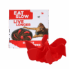 287910 Eat Slow Live Longer Gobble Stopper M Red