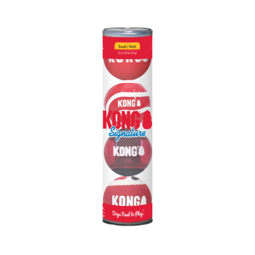 287930 KONG Signature Balls 4-pk Assorted Sm