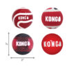 288025 KONG Signature Balls 4-pk Assorted Sm