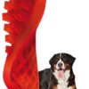 288103 Pet+Me Dog Long Hair Brush Red