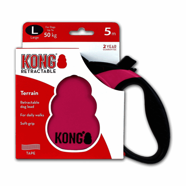 288252 KONG Rollijn Terrain Pink L (5m/50kg)