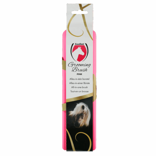 Excellent Horse Grooming Brush Large roze