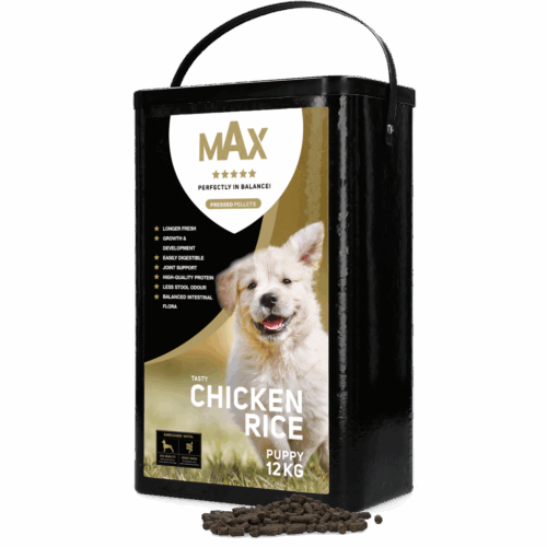 288376 Max Puppy kip/rijst geperst