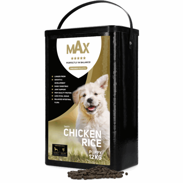 288376 Max Puppy kip/rijst geperst