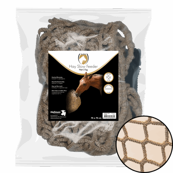 288382 Hay Slowfeeder net 5 kg (5 mm dik, maaswijdte 45 mm)