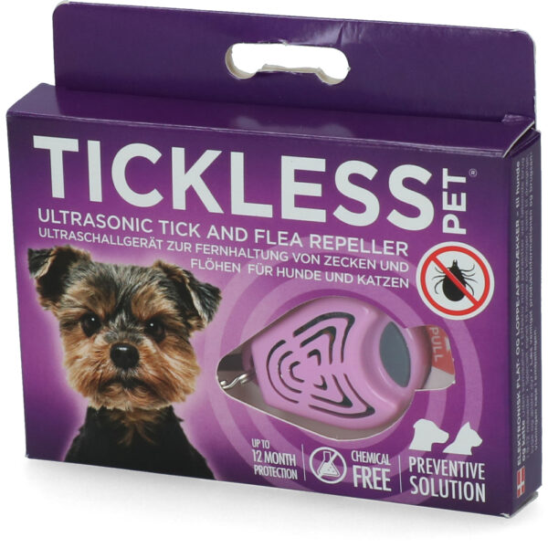 288621 Tickless Pet Zwart minimaal 6 maanden bescherming
