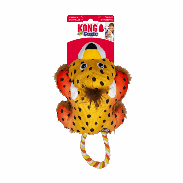 288640 KONG Cozie Tuggz Cheetah Sm/Md