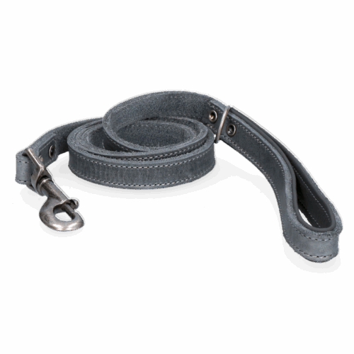 288648 Spotted! Pro Leren Hondenlijn Grijs 1,8x130cm