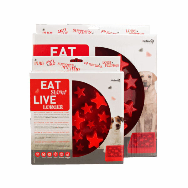 Eat Slow Live Longer Star Red L