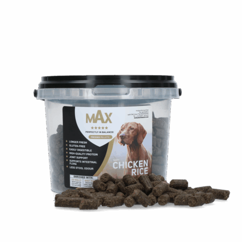 288717 Max Adult kip/rijst geperst