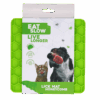 Eat Slow Live Longer Lick Mat Honeycomb Groen