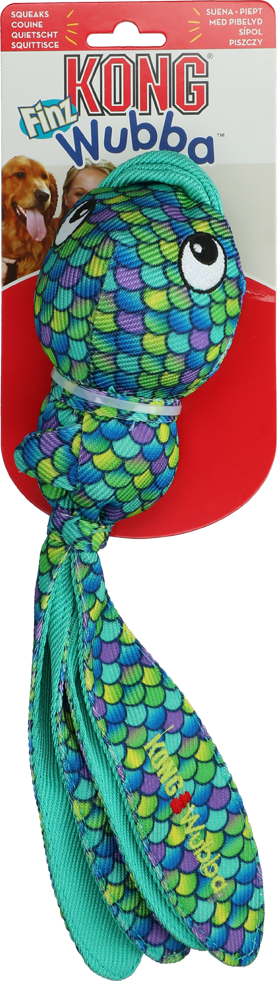 289098 KONG Wubba Finz Blue Lg
