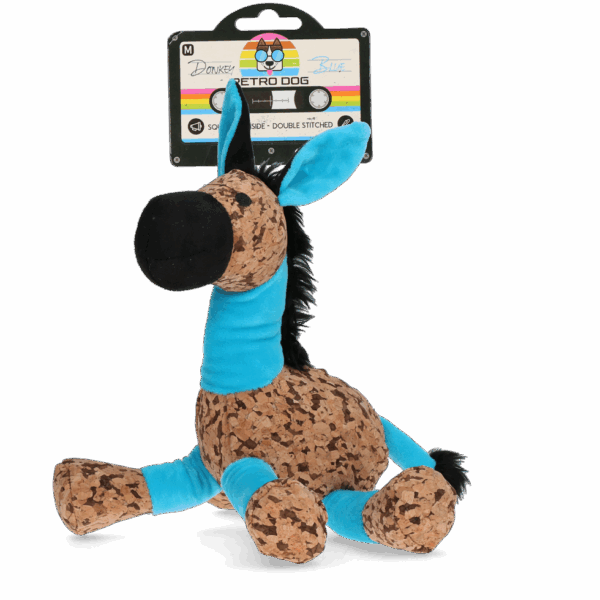 289168 Retrodog Donkey Blue M