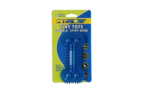 289270 Tiny Tots Gorilla Spiky Bone Asst.