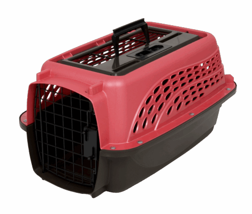 289508 Petmate 2 Door Top Load Kennel XS Pink
