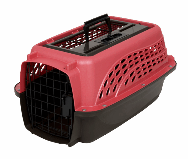 289508 Petmate 2 Door Top Load Kennel XS Pink