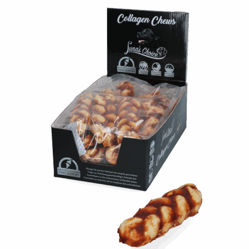 289535 Luna’s Choice Collagen Braid Salmon Medium