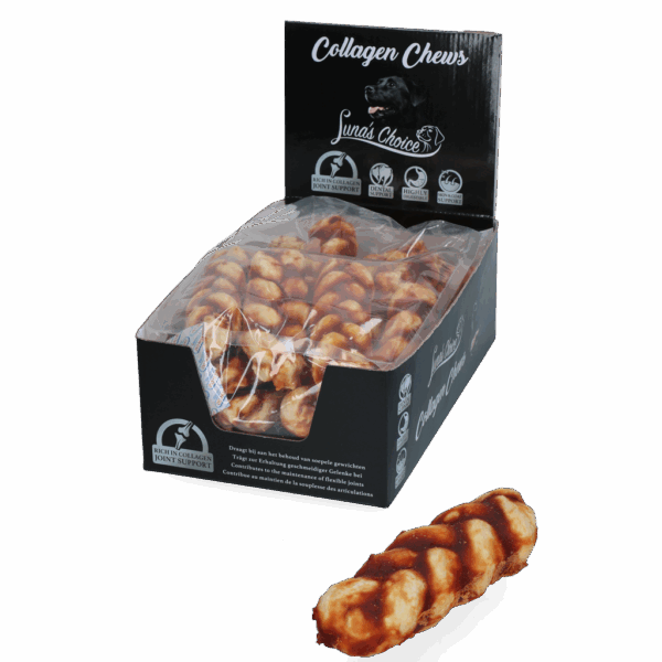 289535 Luna’s Choice Collagen Braid Salmon Medium