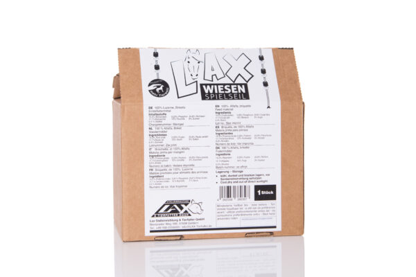 289537 Lax Luzerne aan Touw + houtschijven voor Paarden