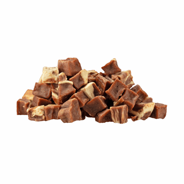 Braaaf Beef Steak Cubes with fish 1x1 cm