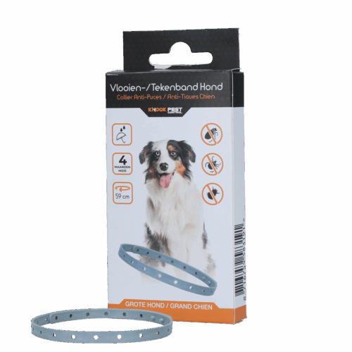 289674 Knock Pest vlooien-/tekenband 59cm Hond NL+FR