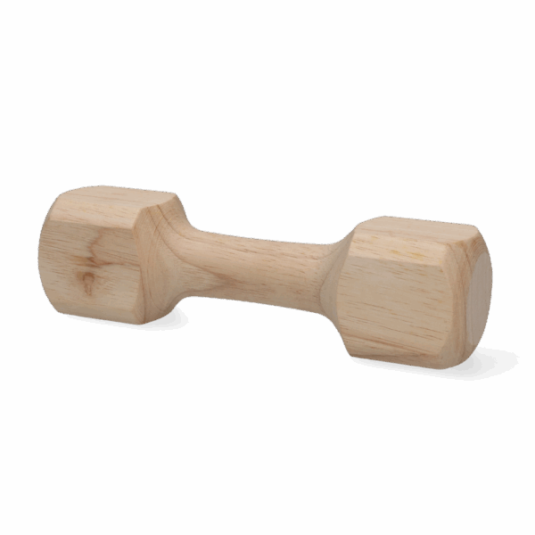 289955 Pawise Wooden retrieving dumbbell s-17