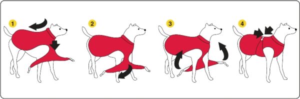 290012 Dog Armor knockdown Coat L 55cm ruglengte (Insect shield)