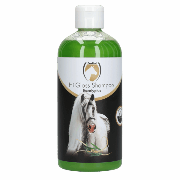 290109 Excellent Horse Hi Gloss Shampoo Eucalyptus 500 ml