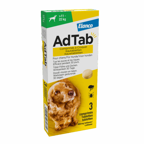 Adtab kauwtablet voor honden (>11 - 22 kg) 3 tabletten