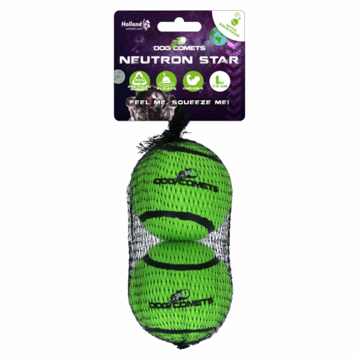 Dog comets Neutron Star Tennisbal met pieper L Groen 2st
