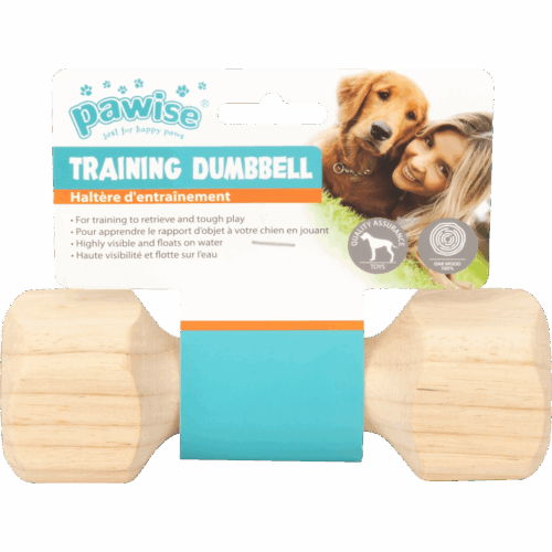 291025 Pawise Wooden retrieving dumbbell s-17