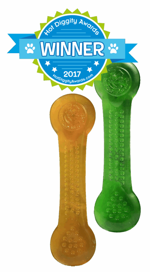 291163 Pet Qwerks Flex Breath / Peanut Butter Bone S 10 cm 2 pcs.