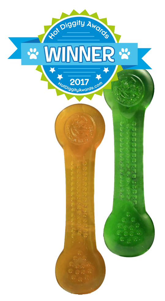 291163 Pet Qwerks Flex Breath / Peanut Butter Bone S 10 cm 2 pcs.