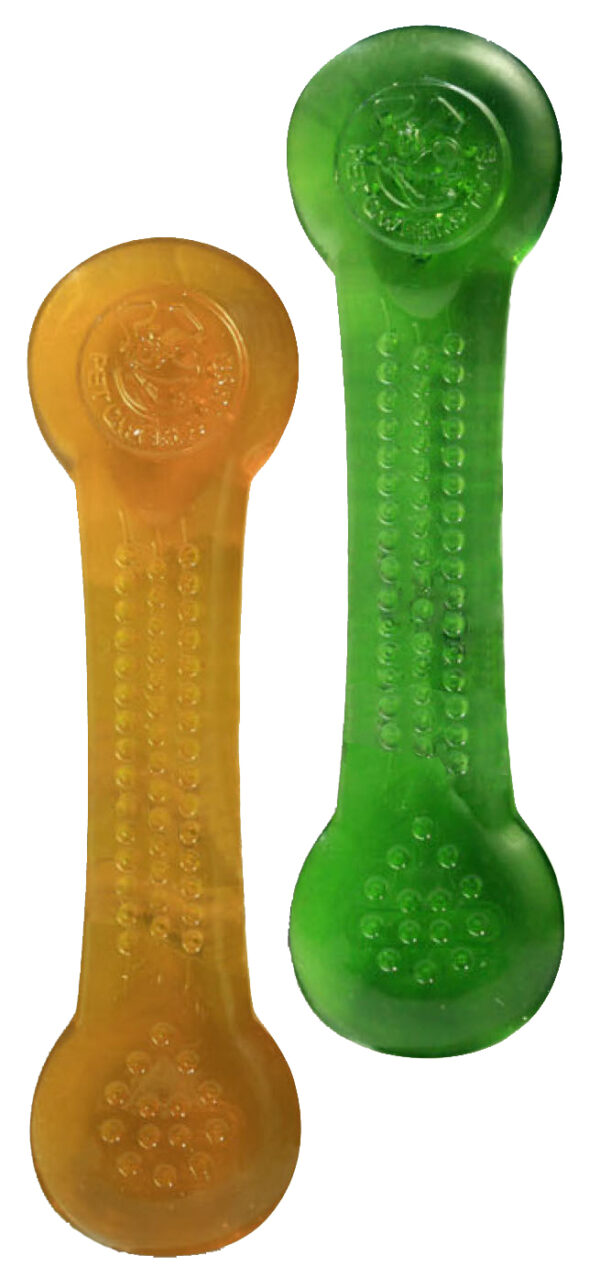 FlavFlxCo ZFL100S Pet Qwerks Flex Breath / Peanut Butter Bone S 10 cm 2 pcs.