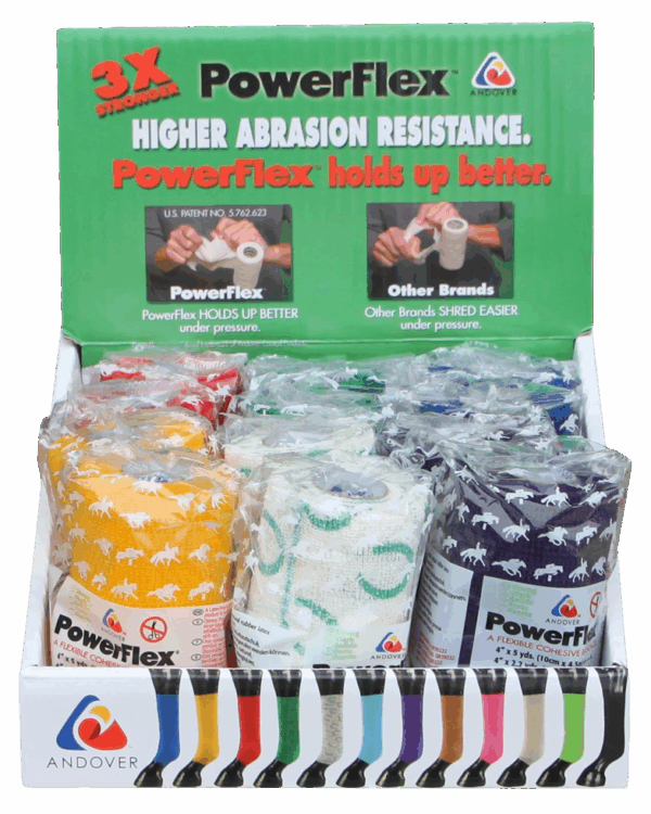 291268 Bandage Equine Powerflex blauw 10cm