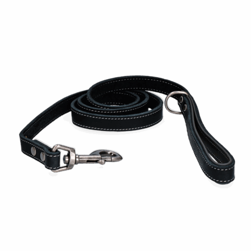 291271 Spotted! Pro Leren Hondenlijn Zwart 1,8x130cm