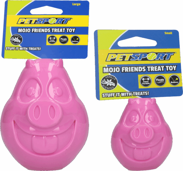 291295 Mojo Friends Treat Ball Large Pig