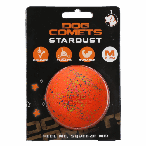 292769 Dog Comets Ball Stardust Oranje M