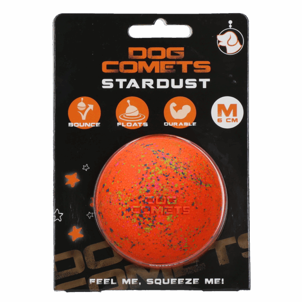 292769 Dog Comets Ball Stardust Oranje M