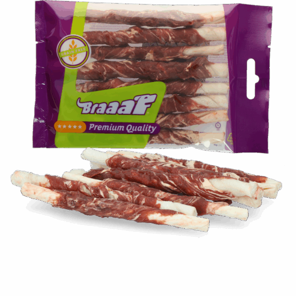 297123 Braaaf Rollsticks 12 cm lamb and fish