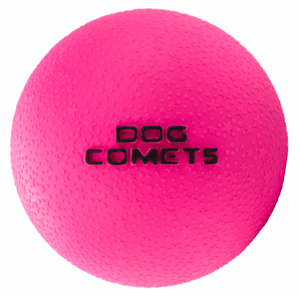 297342 Dog Comets Ball Stardust Zwart/Oranje M