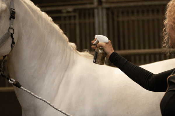 297471 Excellent Horse Hi Gloss Glitter Spray Silver 250 ml