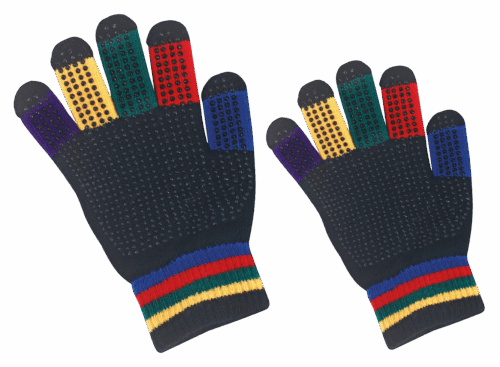 Rijhandschoen Magic Grippy regenboog kids