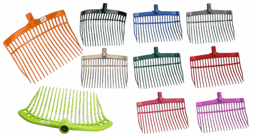 297587 Mestvork kunststof zwart zonder steel