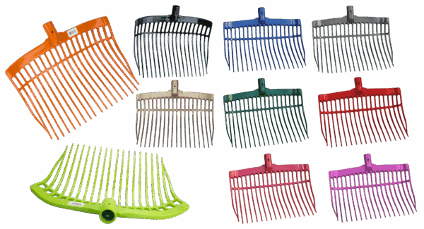 297587 Mestvork kunststof zwart zonder steel