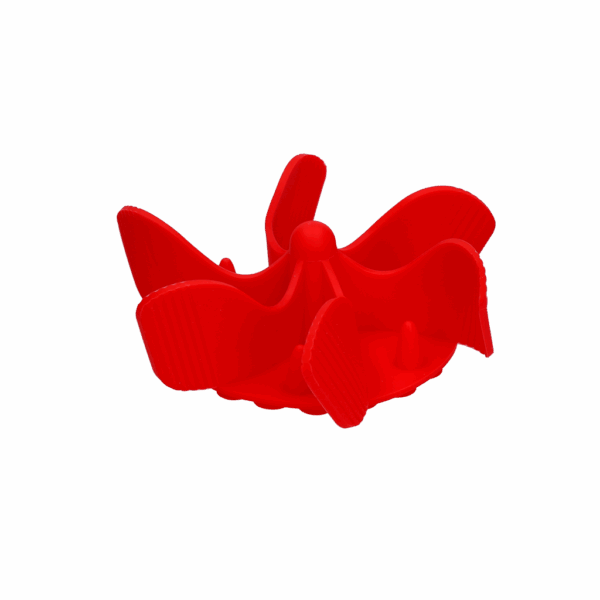 297652 Eat Slow Live Longer Gobble Stopper M Red