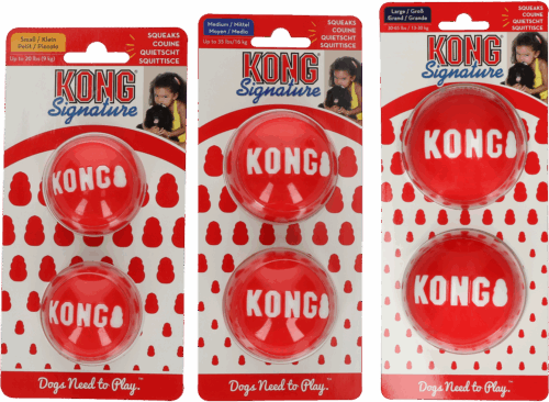 297860 KONG Signature Balls 2-pk Lg